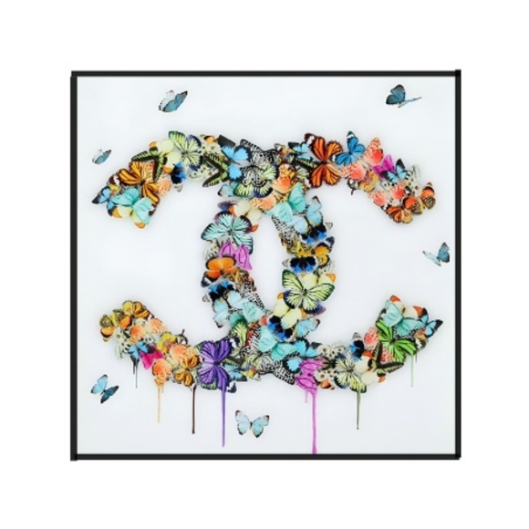CHANEL Other - Chanel 8 1/2"x11" Framed Wall Art